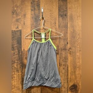 Ivivva by lululemon grey no limits tank size 14 EUC